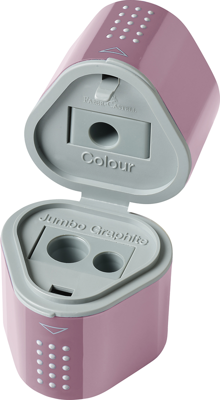 Faber castell trio sharpening box rose shadows, , medium-null