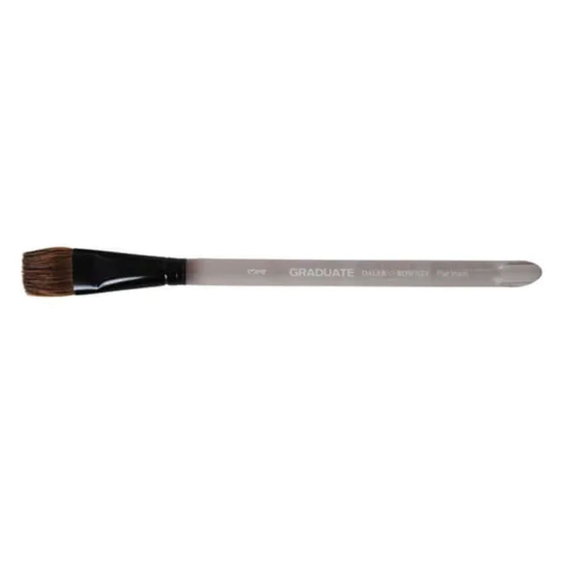 Daler-rowney graduate brush pony synthetic flat wash 1in, , medium-null