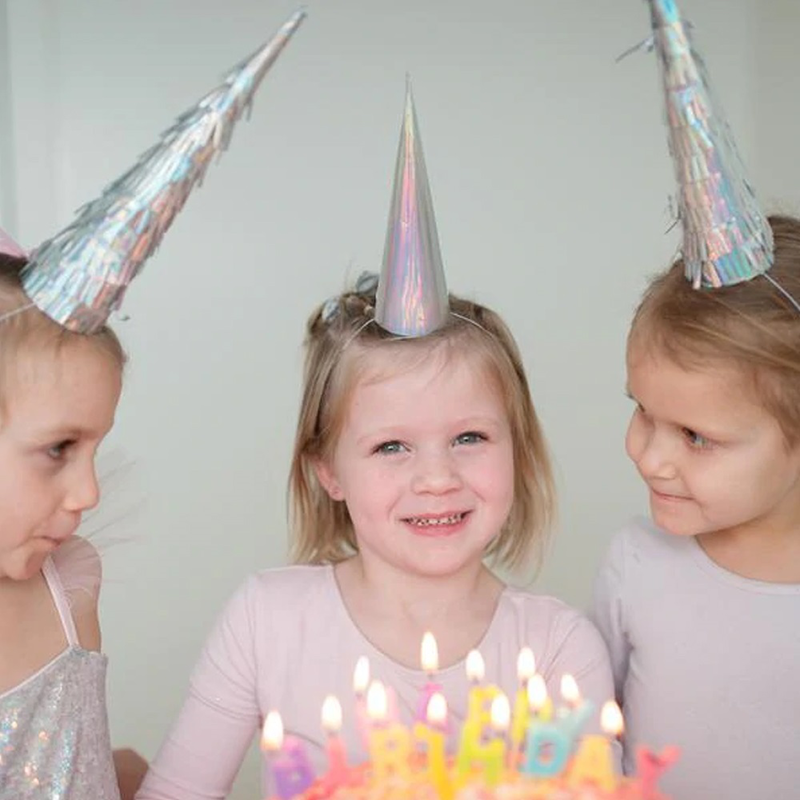 Great pretenders party hats - unicorn horns (8 pcs), , medium-null