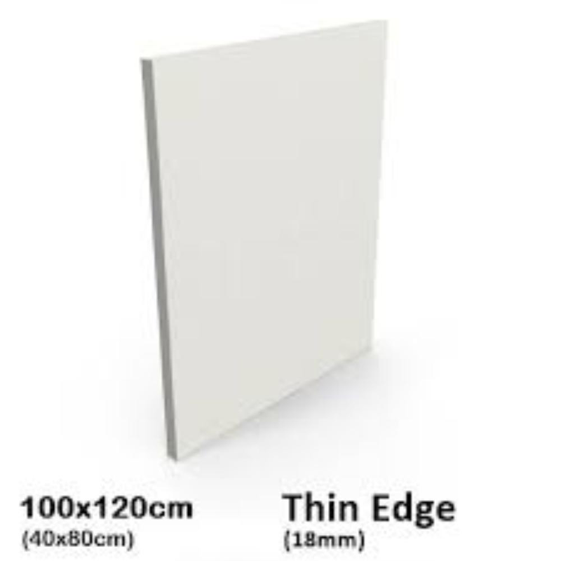 Product image: 100x120cm/40x48” inch thin edge stretched canvas 100% cotton 380g, , medium-null