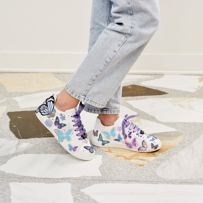 Make it real sticker chic: butterfly bling