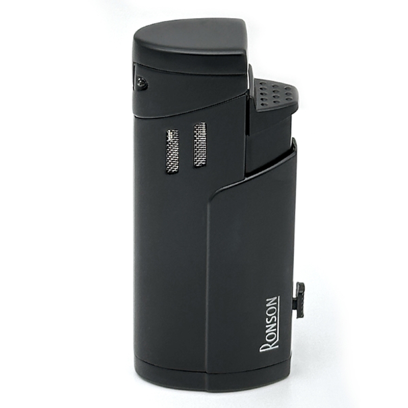 Ronson cyclon black cigar lighter, , medium-null