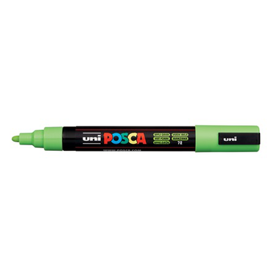 Uni posca bullet tip paint marker pc-5m 1.8-2.5mm apple green, , medium