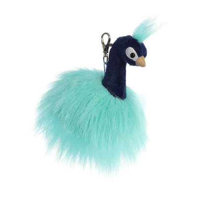 Aurora luxe boutique mora peacock key clip