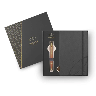 Parker i.m rituals orange ball point gift set with notebook, , medium