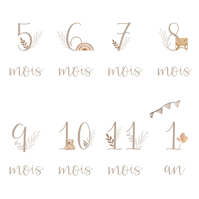 Baby step cards, , medium-null