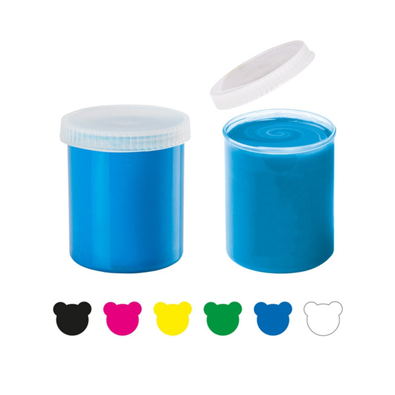 Product image: Funny fingers 6 paints 80ml - carioca, , medium-null