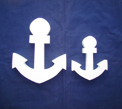 Polystyrene anchor flat 50x5cm, , medium