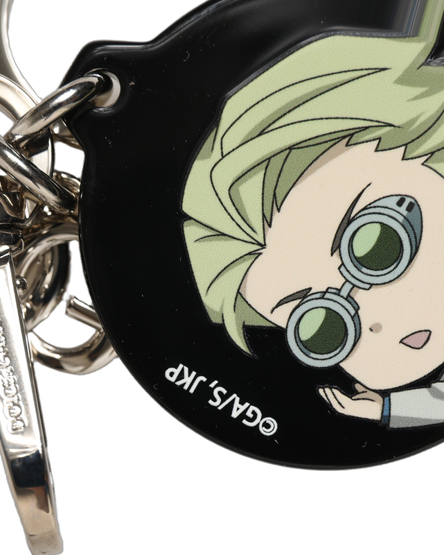 Black kaisen kento nanami charm metal keychain keyring-null