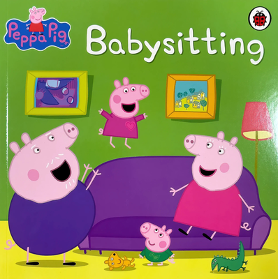 Peppa pig: babysitting paperback book, , medium