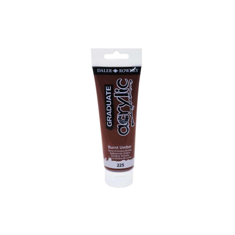 Product image: Daler rowney graduate acrylic paint 120ml black-null