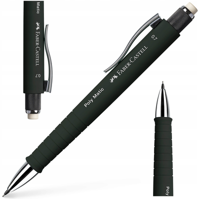 Faber castell poly matic 0.7 mechanical pencil (black), , medium