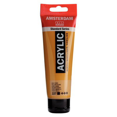 Amsterdam acrylic 120ml yellow orchre 227, , medium