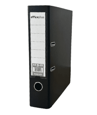 Officeplus boxfile a4 wide 8/32  black, , medium