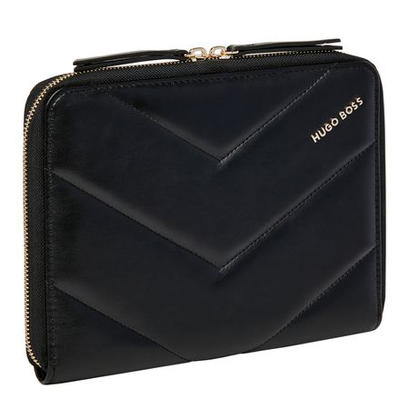 Hugo Boss conference folder zip a5 triga black, , medium-null