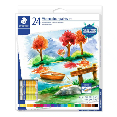 Staedtler warercolour paint 24pcs std8880 c24, , medium