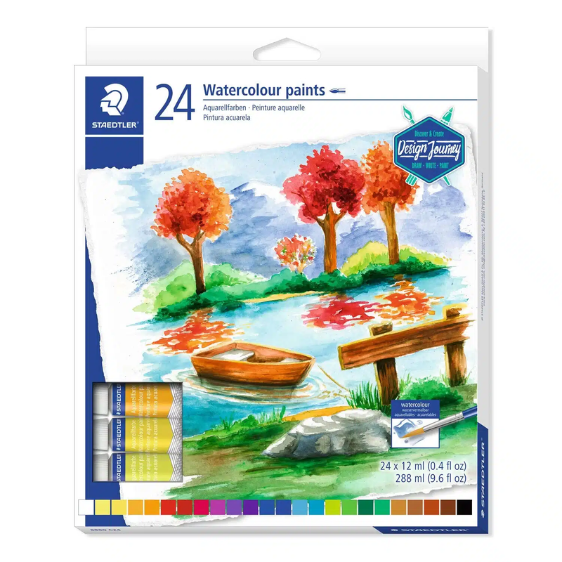 Product image: Staedtler warercolour paint 24pcs std8880 c24, , medium-null
