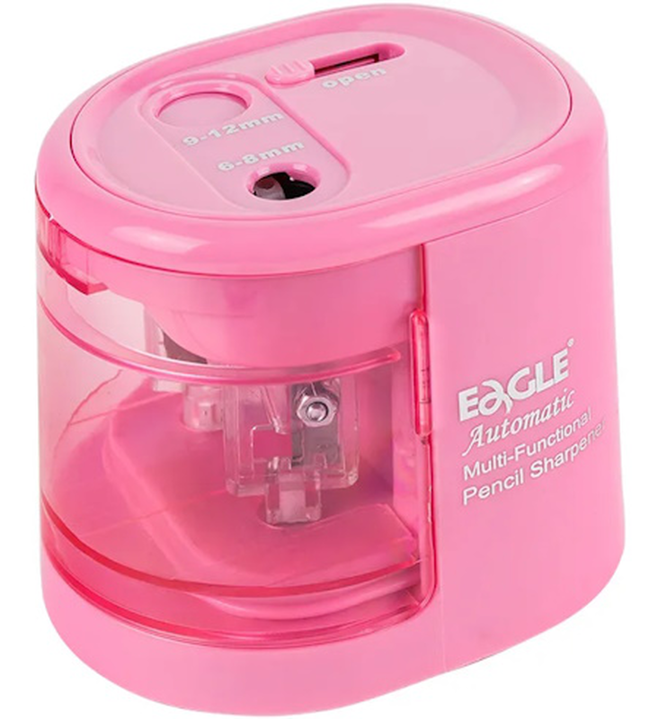 Sharpener eagle eg-5161USB pink 2 holes, , medium-null
