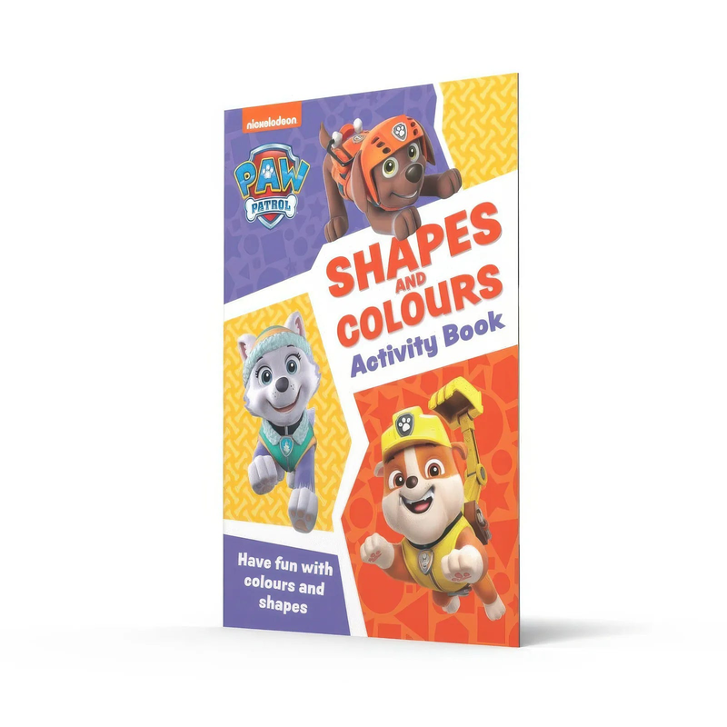 Product image: Paw patrol shapes & colours activity book, , medium-null