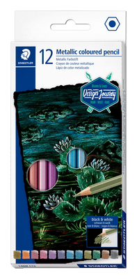 Staedtler 12 metallic coloured pencil, , medium