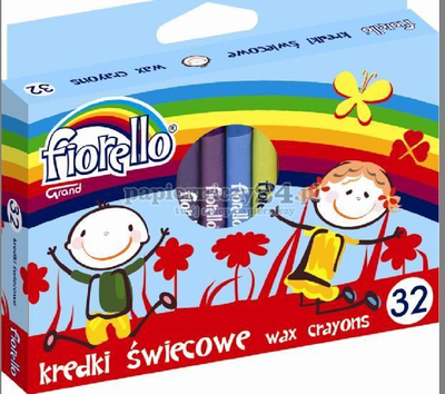 Wax crayons fiorello 64pcs, , medium