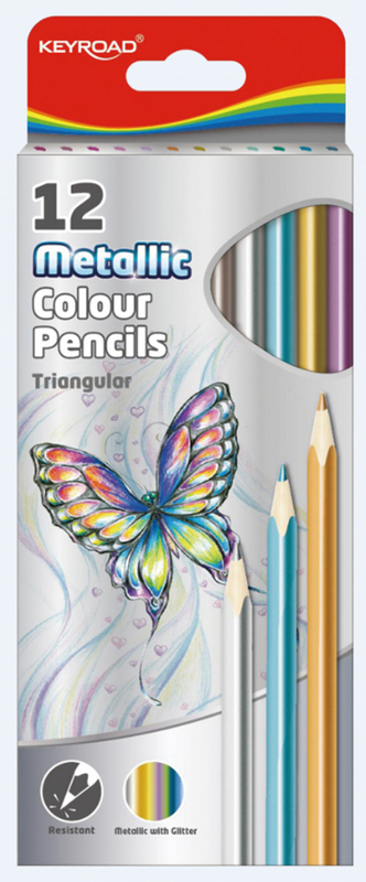 Product image: Colour pencil metallic colour pk12, , medium-null