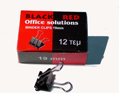 B/r binder clips 19mm(12pcs)br40001, , medium