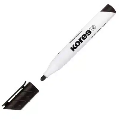 Kores whiteboard marker black, , medium