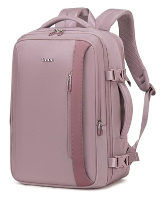 Urban edge morocco backpack expandable 25l-33l pink Airline approved, Pink, medium