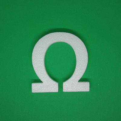 Polystyrene letter 10cm - Ω, , medium