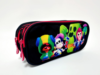 Stars p.case, Black Red, medium