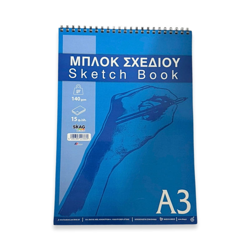 Product image: Skag sketch book a3 15sh 140gsm, , medium-null