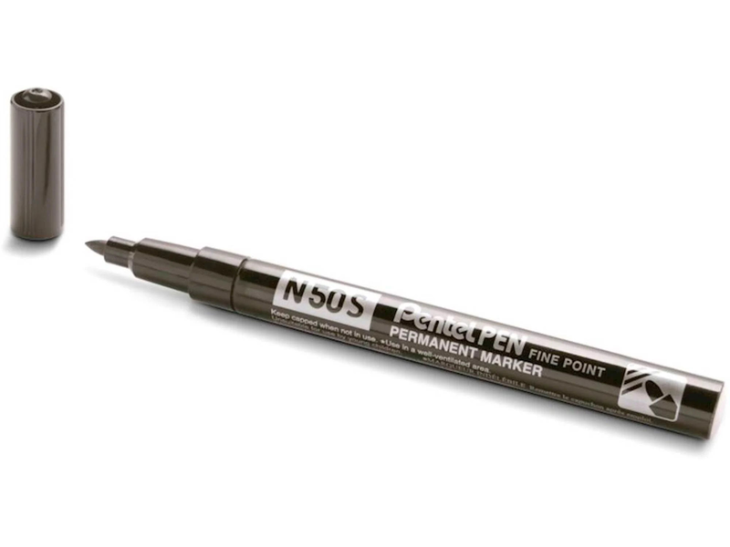 Pentools marker fine point tip permanent marker 1mm 4pcs, , medium image number null