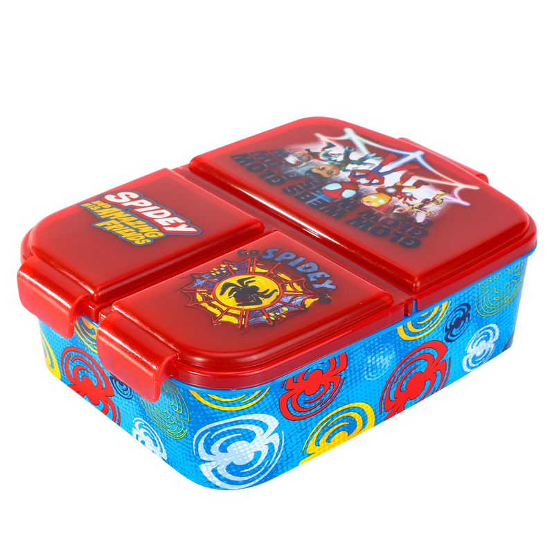 Product image: Stor marvel spidey and friends multi compartment sandwich box, , medium-null