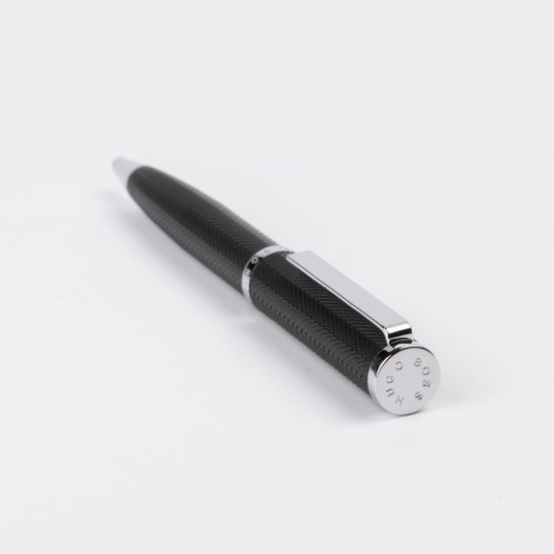 Hugo Boss ballpoint pen formation herringbone chrome, , medium image number null