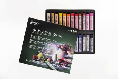 Gallery artists soft pastels 24pcs, , medium