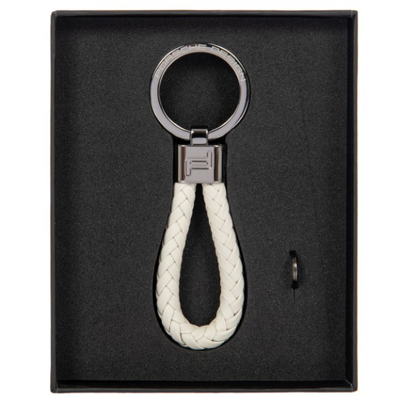 Product image: Porsche design keyring leather cord white, , medium-null