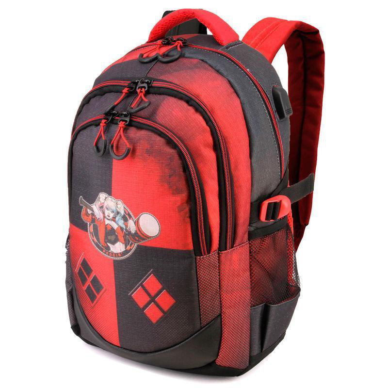 Dc comics suicide squad harley quinn backpack 44cm, , medium image number null
