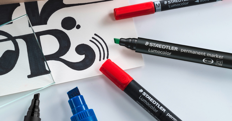 Staedtler permanent marker brown-null