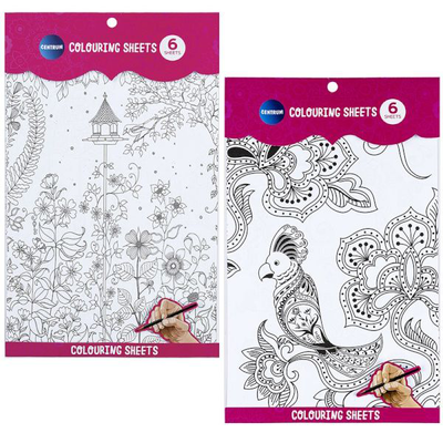 Watercolor sheets 6pcs, , medium