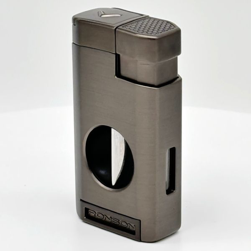 Ronson thunder gun metal cigar lighter, , medium-null
