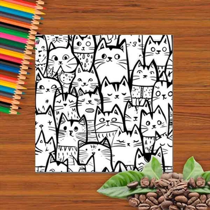 Product image: Coloring book – cartoon γάτες, , medium-null