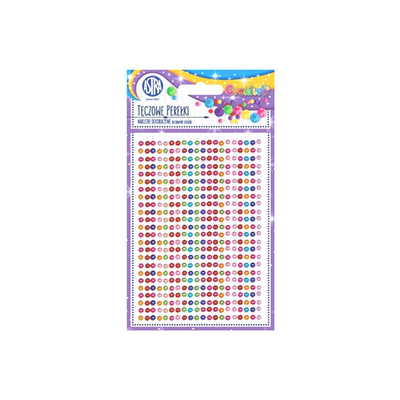 Διακοσμητικά αυτοκόλλητα rainbow pearls - astra, , medium