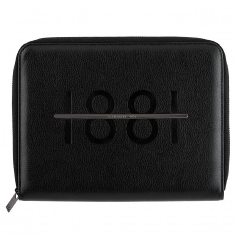 Cerruti conference folder zip a5 horton black, , medium-null