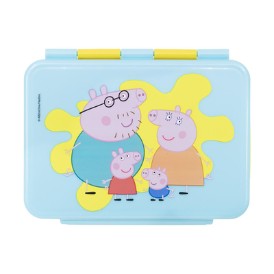 Ststor peppa pig isometric stainless steel clamp rectangular sandwich box 1100ml, , medium