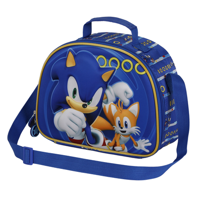 SONIC 3D Lunch Box Tails, Blue, medium