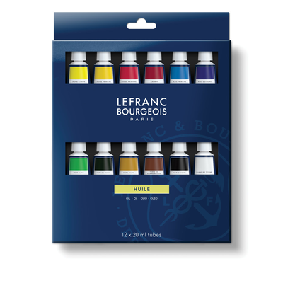 Lb fine oil 12x20ml tube set 3013648101180 lefranc bourgeois