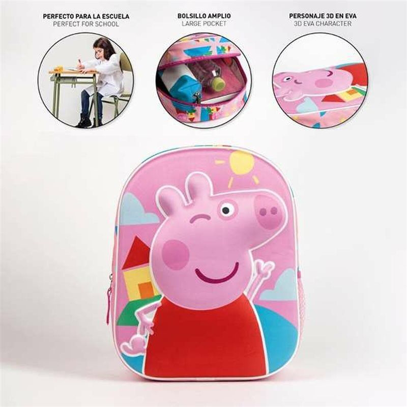 Peppa pig 3d backpack 2100005869, , medium-null