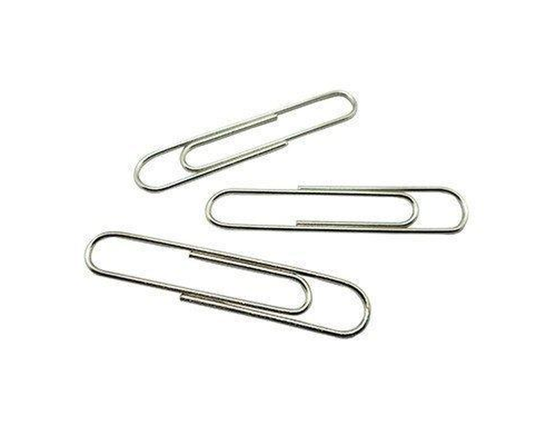Paper clip 33mm silver 100pcs, , medium-null