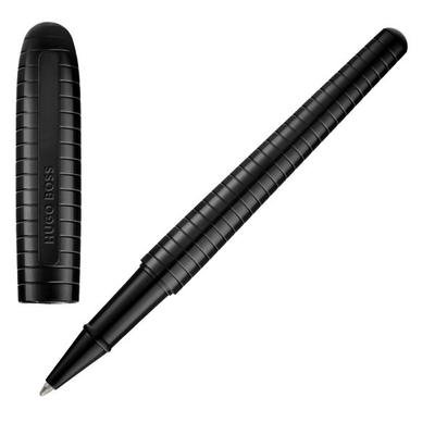 Hugo Boss rollerball pen contour soft bauhaus black, , medium